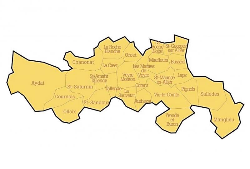 27 communes :